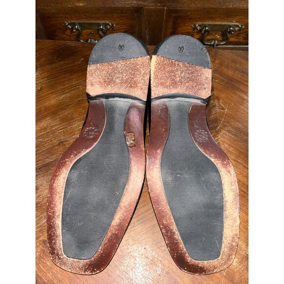 Bacco Bucci  Black Patent Leather  Top Strap Detail Made n Italy  Loafers  10.5W main image 6